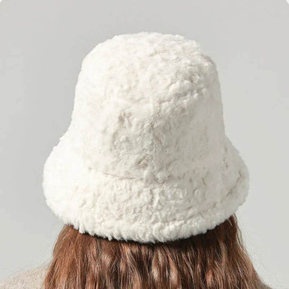 Lambswool Fisherman Sherpa Fleece Hat Winter Warm Fashionable Solid Color Hats For Women - www.Shopthatapp.com #