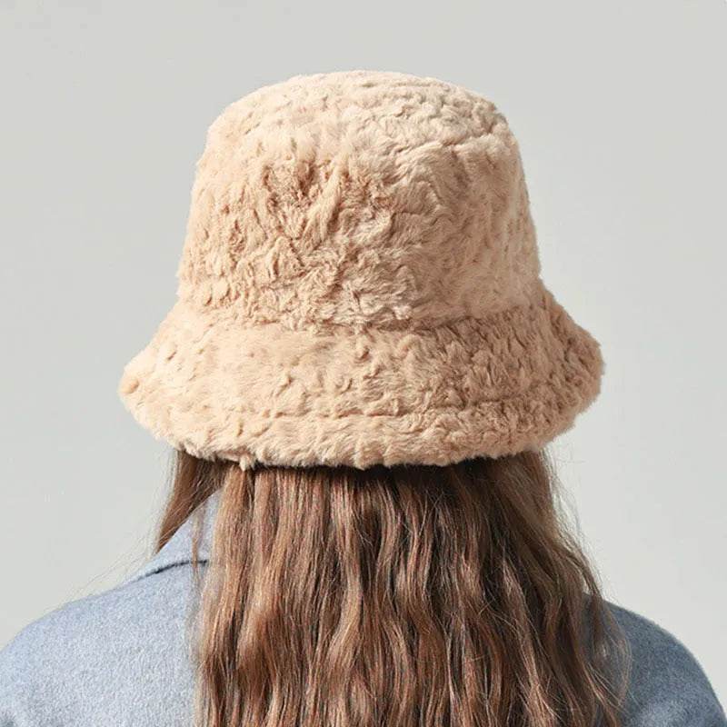 Lambswool Fisherman Sherpa Fleece Hat Winter Warm Fashionable Solid Color Hats For Women - www.Shopthatapp.com #