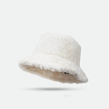 Lambswool Fisherman Sherpa Fleece Hat Winter Warm Fashionable Solid Color Hats For Women - www.Shopthatapp.com #