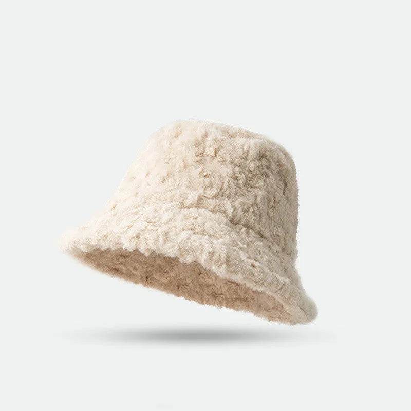 Lambswool Fisherman Sherpa Fleece Hat Winter Warm Fashionable Solid Color Hats For Women - www.Shopthatapp.com #