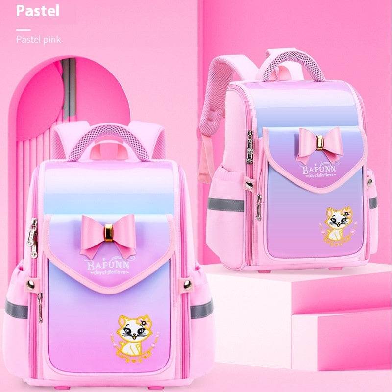 Large Capacity Children Reduce Study Load Protection School Bag - www.Shopthatapp.com #