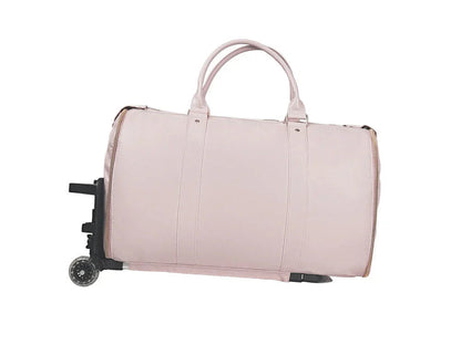 Large Capacity Trolley Travel Bag, Portable Folding Fitness Bag - www.Shopthatapp.com