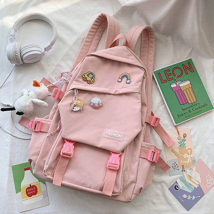 Large Capacity Washable School girls backpack - www.Shopthatapp.com #