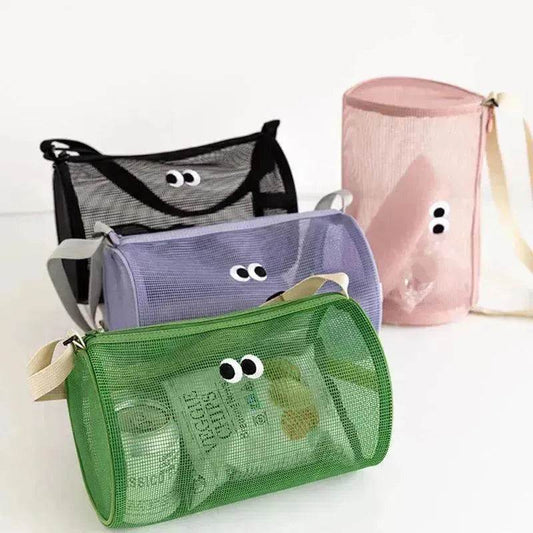 Large Capacity Waterproof Beach Bag Mesh Breathable Toiletry Storage Handbag - www.Shopthatapp.com #