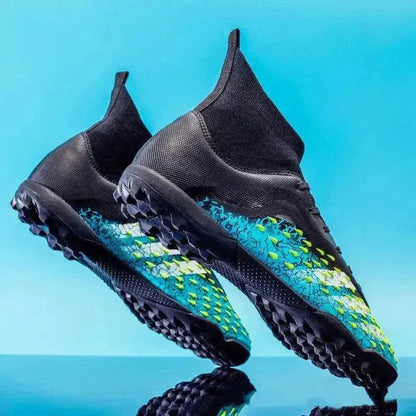 Large High Top Football New Men's Training Spikes - www.Shopthatapp.com