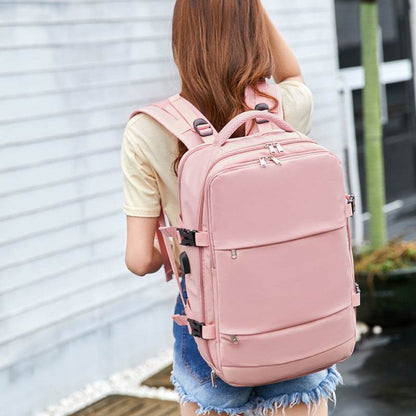 Large capacity leisure school Laptop Girls backpack - www.Shopthatapp.com #