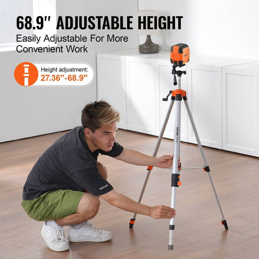 Laser Level Tripod  X 20 Thread 27.36-68.11 Inch Height Adjustment - www.Shopthatapp.com #