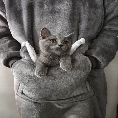 Lazy Pajamas Pullover TV Blanket - www.Shopthatapp.com