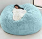Lazy Sofa Bean Bag Chair Foam Cover - www.Shopthatapp.com