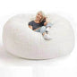 Lazy Sofa Bean Bag Chair Foam Cover - www.Shopthatapp.com