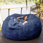 Lazy Sofa Bean Bag Chair Foam Cover - www.Shopthatapp.com