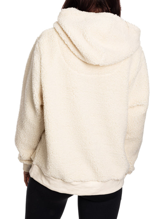 NHL Toronto Maple Leafs Ladies Sherpa Hoodie - www.Shopthatapp.com