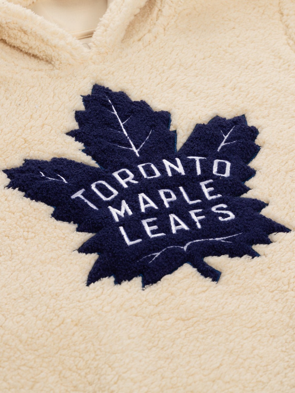NHL Toronto Maple Leafs Ladies Sherpa Hoodie - www.Shopthatapp.com