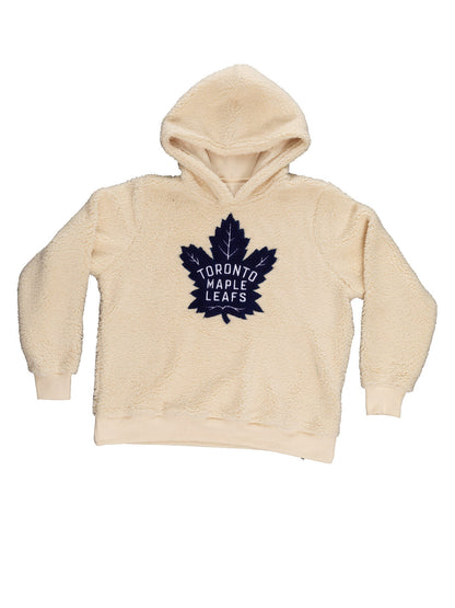 NHL Toronto Maple Leafs Ladies Sherpa Hoodie - www.Shopthatapp.com