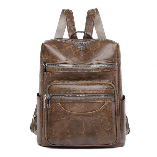 Leather Backpack Large Capacity for Women's - PU Soft - www.Shopthatapp.com #