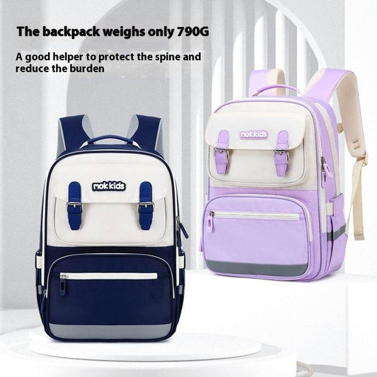 Lightweight Burden Alleviation Large Capacity Student Schoolbag - www.Shopthatapp.com #