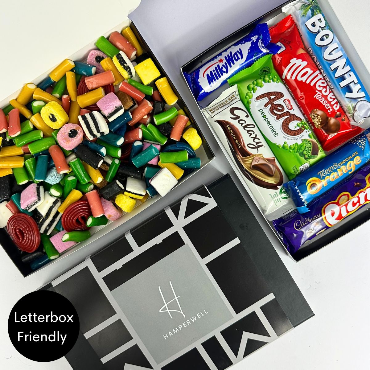 Liquorice Sweets Letterbox Gift Hamper-Food and beverage-www.Shopthatapp.com-HamperWell