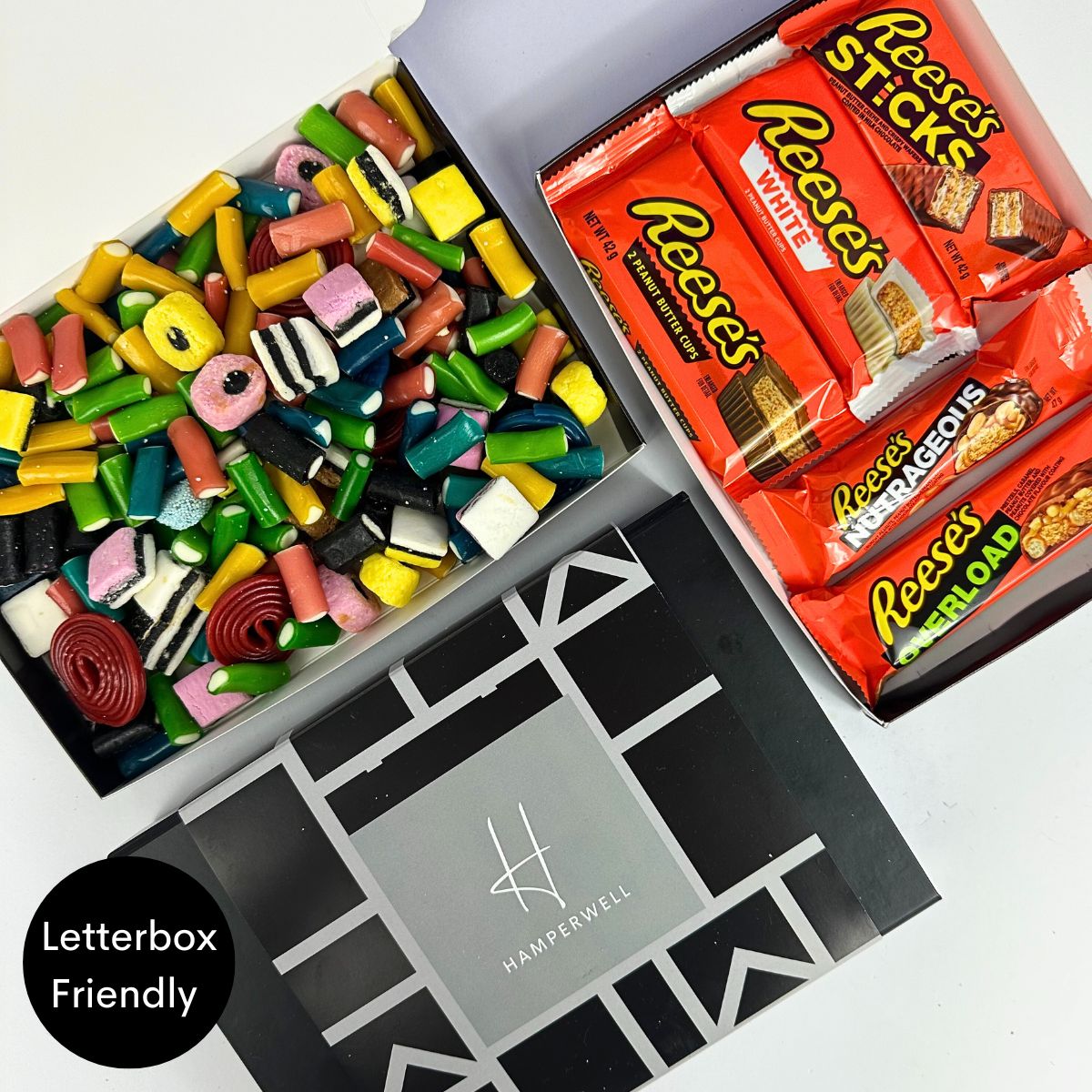 Liquorice Sweets Letterbox Gift Hamper-Food and beverage-www.Shopthatapp.com-HamperWell