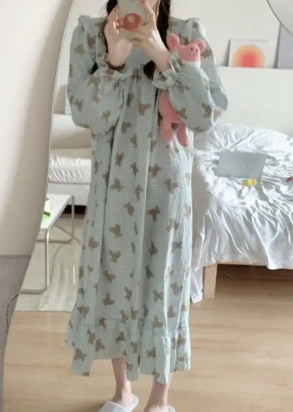 Long Sleeved Pullover Plaid Pajamas For Women - www.Shopthatapp.com #