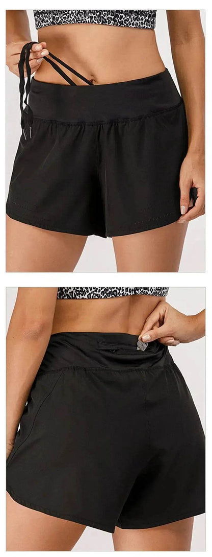 Loose Gym Running Outside Wear Drawstring Yoga Pants Pockets - www.Shopthatapp.com #