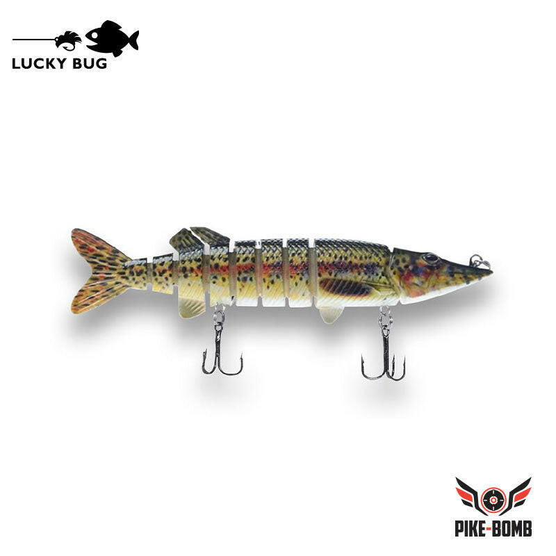 Lucky Bug 5" Pike Bomb Lures - www.Shopthatapp.com