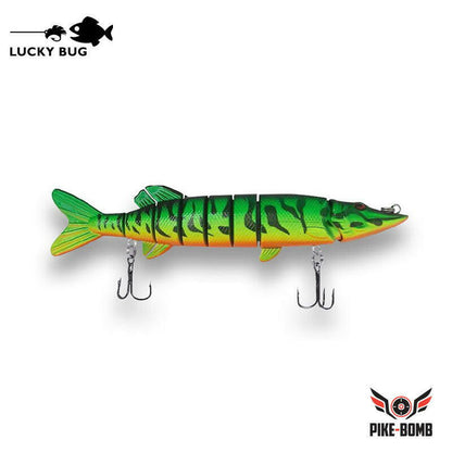 Lucky Bug 5" Pike Bomb Lures - www.Shopthatapp.com