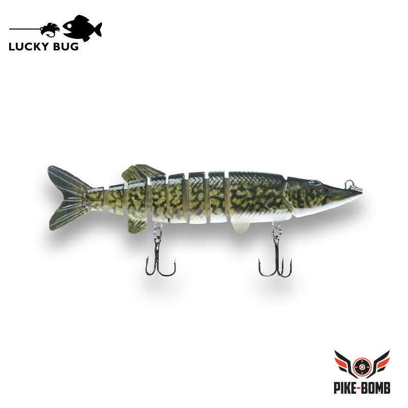 Lucky Bug 5" Pike Bomb Lures - www.Shopthatapp.com