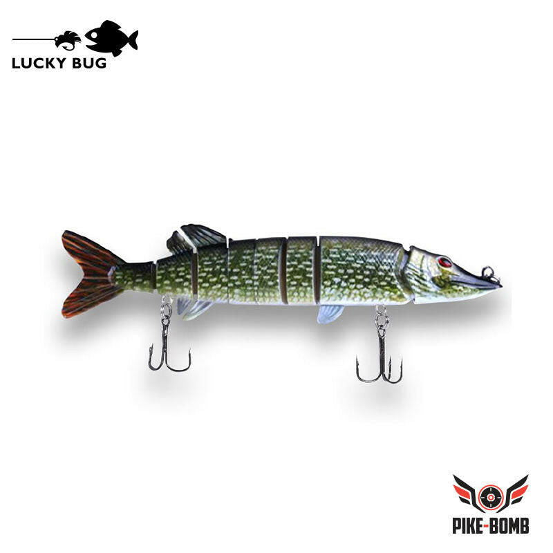 Lucky Bug 5" Pike Bomb Lures - www.Shopthatapp.com