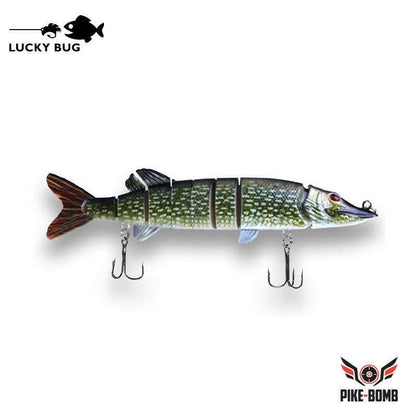 Lucky Bug 5" Pike Bomb Lures - www.Shopthatapp.com