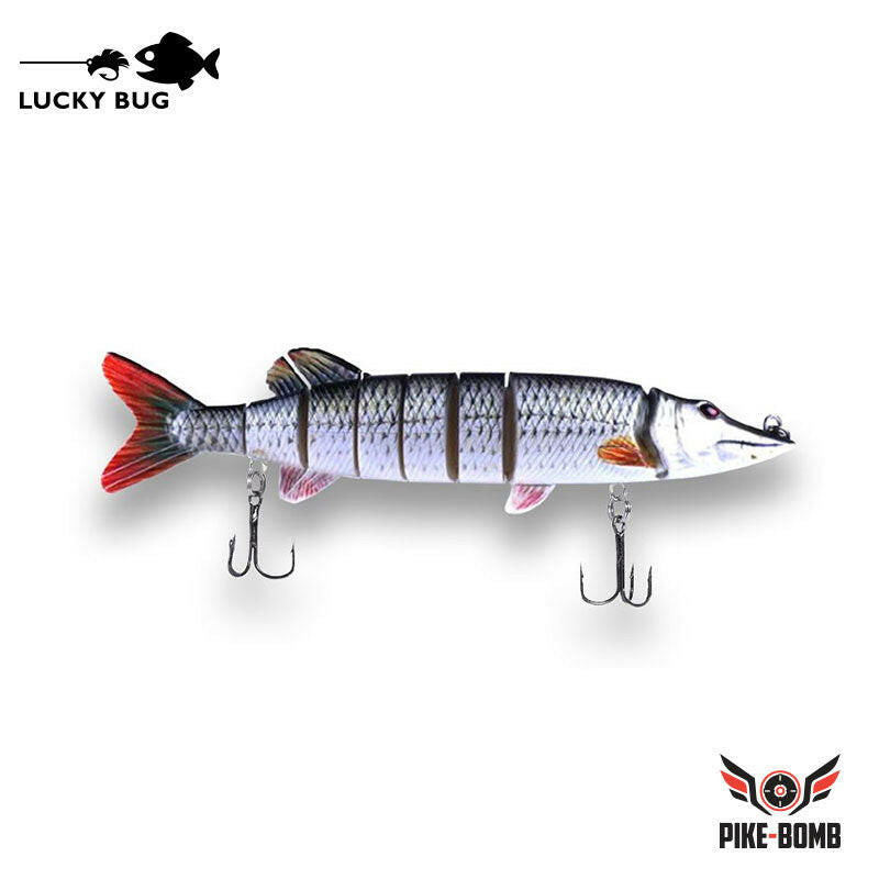 Lucky Bug 5" Pike Bomb Lures - www.Shopthatapp.com