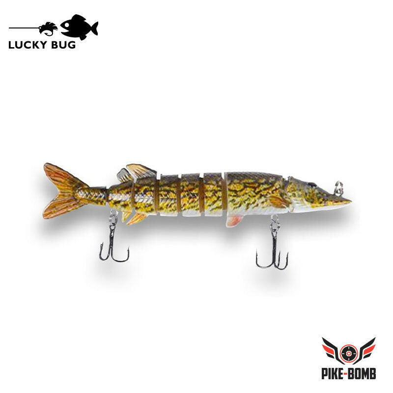 Lucky Bug 5" Pike Bomb Lures - www.Shopthatapp.com