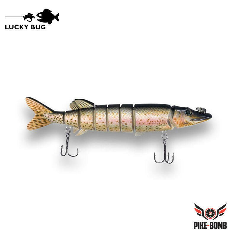Lucky Bug 5" Pike Bomb Lures - www.Shopthatapp.com