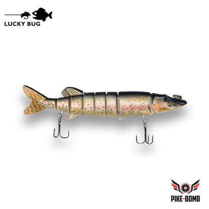 Lucky Bug 5" Pike Bomb Lures - www.Shopthatapp.com