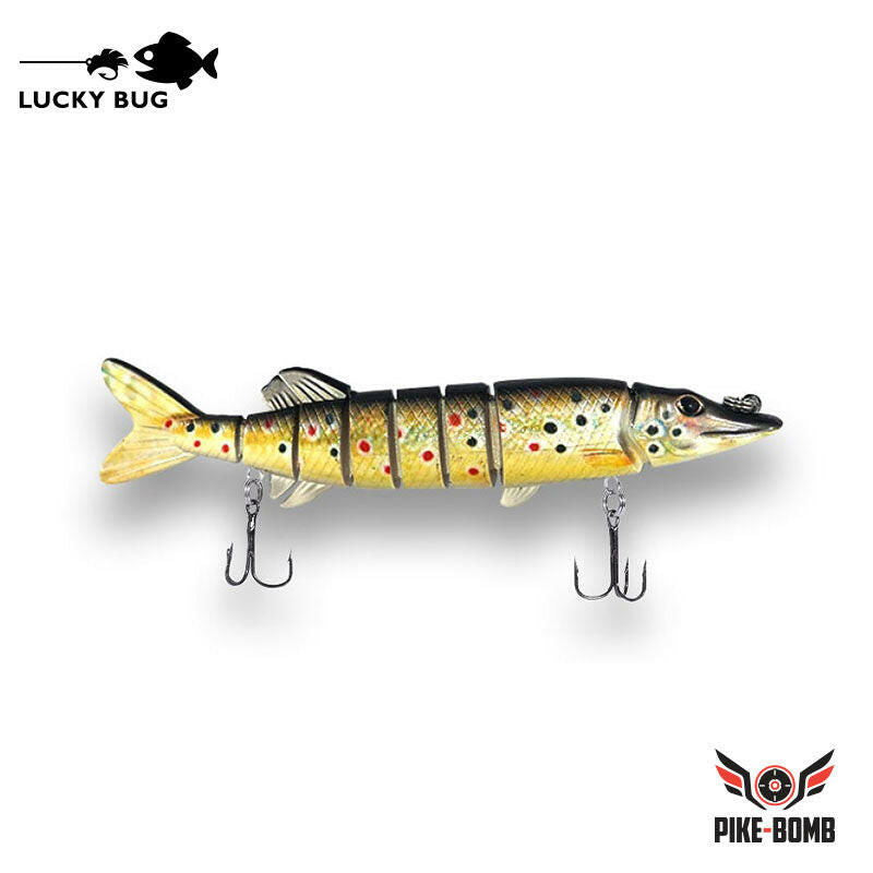 Lucky Bug 5" Pike Bomb Lures - www.Shopthatapp.com