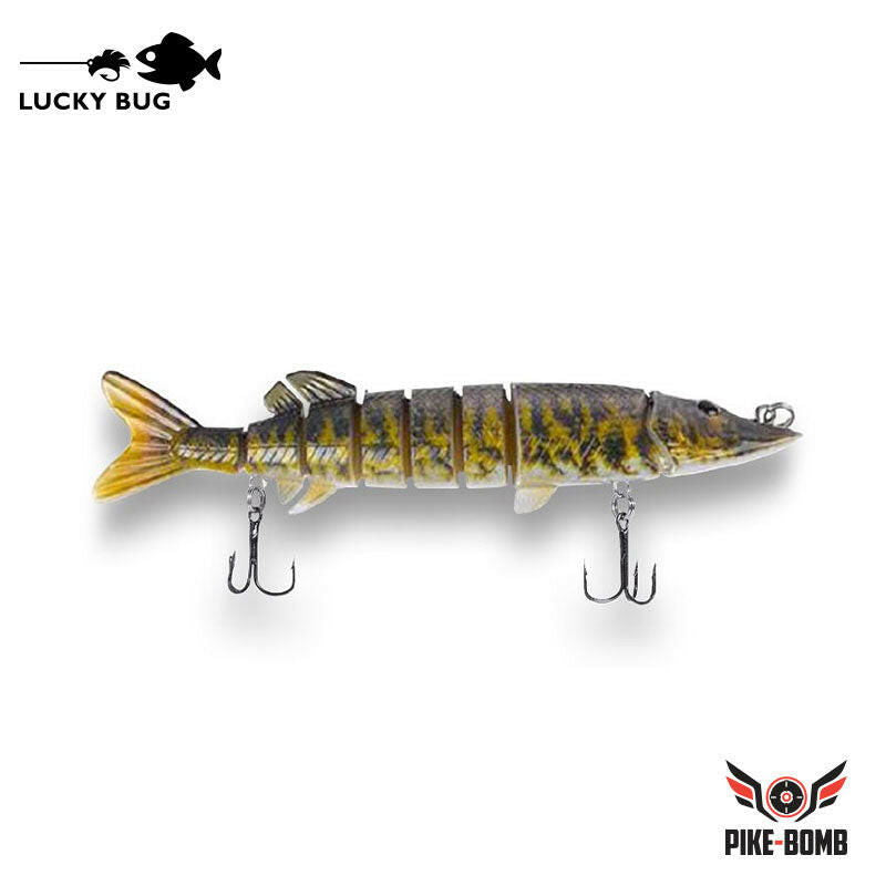 Lucky Bug 5" Pike Bomb Lures - www.Shopthatapp.com