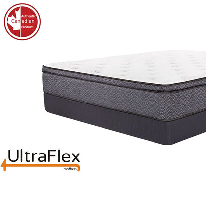 UltraFlex REVIVE- Hybrid 12” Breathable Pillowtop, Spinal Support HDcoils, Luxury Comfort Hypoallergic Foam Encasement, Pressure Relieving Coils, Eco-Friendly Mattress (Made in Canada) - www.Shopthatapp.com