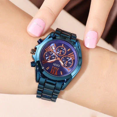 Luxury rose gold watch For Women - www.Shopthatapp.com
