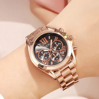 Luxury rose gold watch For Women - www.Shopthatapp.com