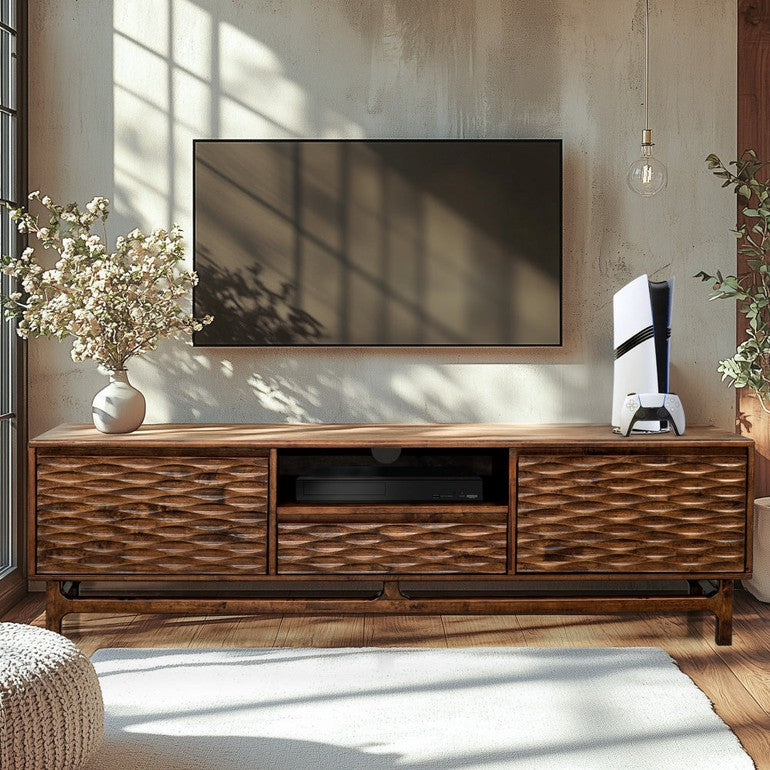 Elara TV Stand with Storage and Cable Management for TVs up to 80" - www.Shopthatapp.com