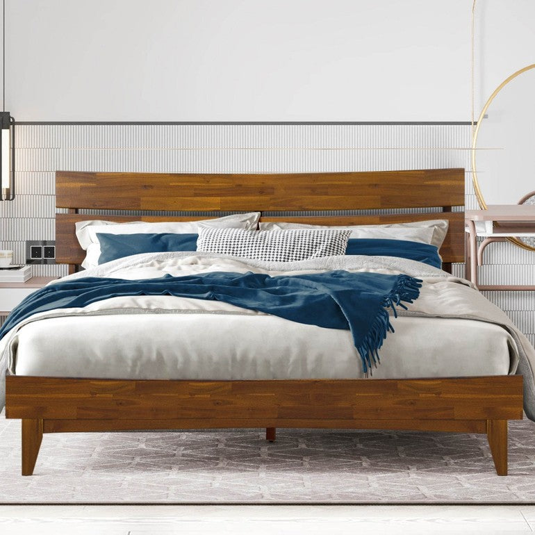 Aurora Solid Wood Bed Frame - www.Shopthatapp.com