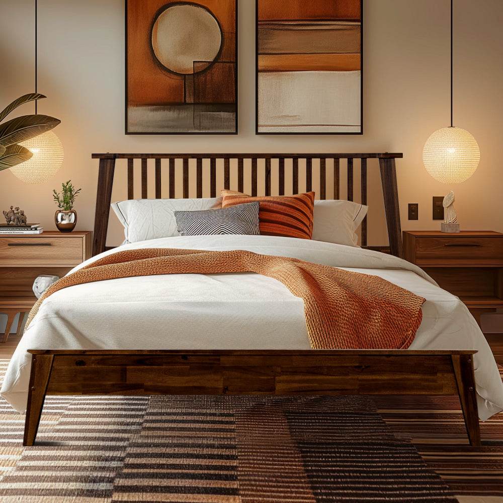 Kaylin Solid Wood Bed Frame - www.Shopthatapp.com