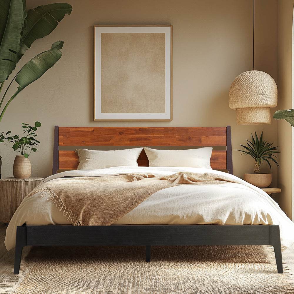 Callisto Deluxe Solid Wood Bed Frame - www.Shopthatapp.com