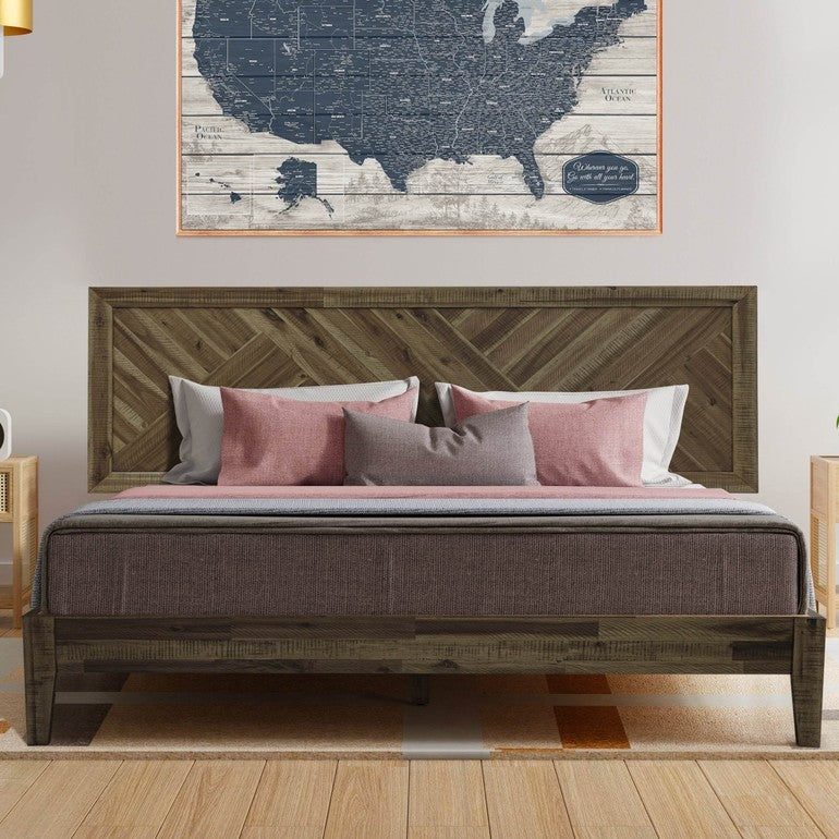 Sierra Deluxe Wood Platform Bed Frame - www.Shopthatapp.com