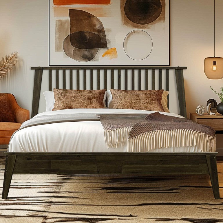 Kaylin Solid Wood Bed Frame - www.Shopthatapp.com