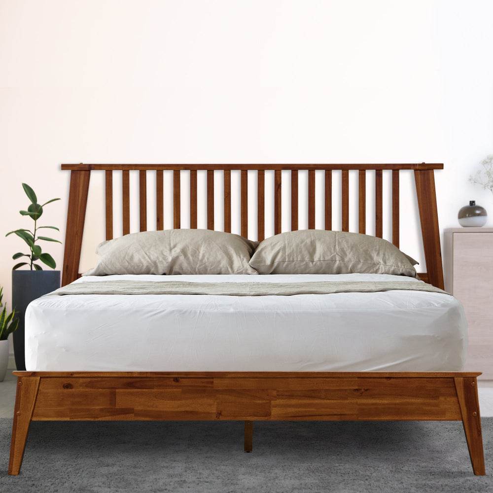 Kaylin Deluxe Wood Platform Bed Frame - www.Shopthatapp.com