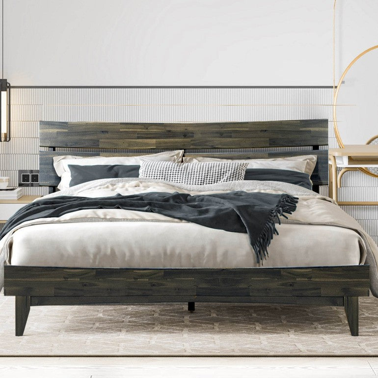 Aurora Solid Wood Bed Frame - www.Shopthatapp.com