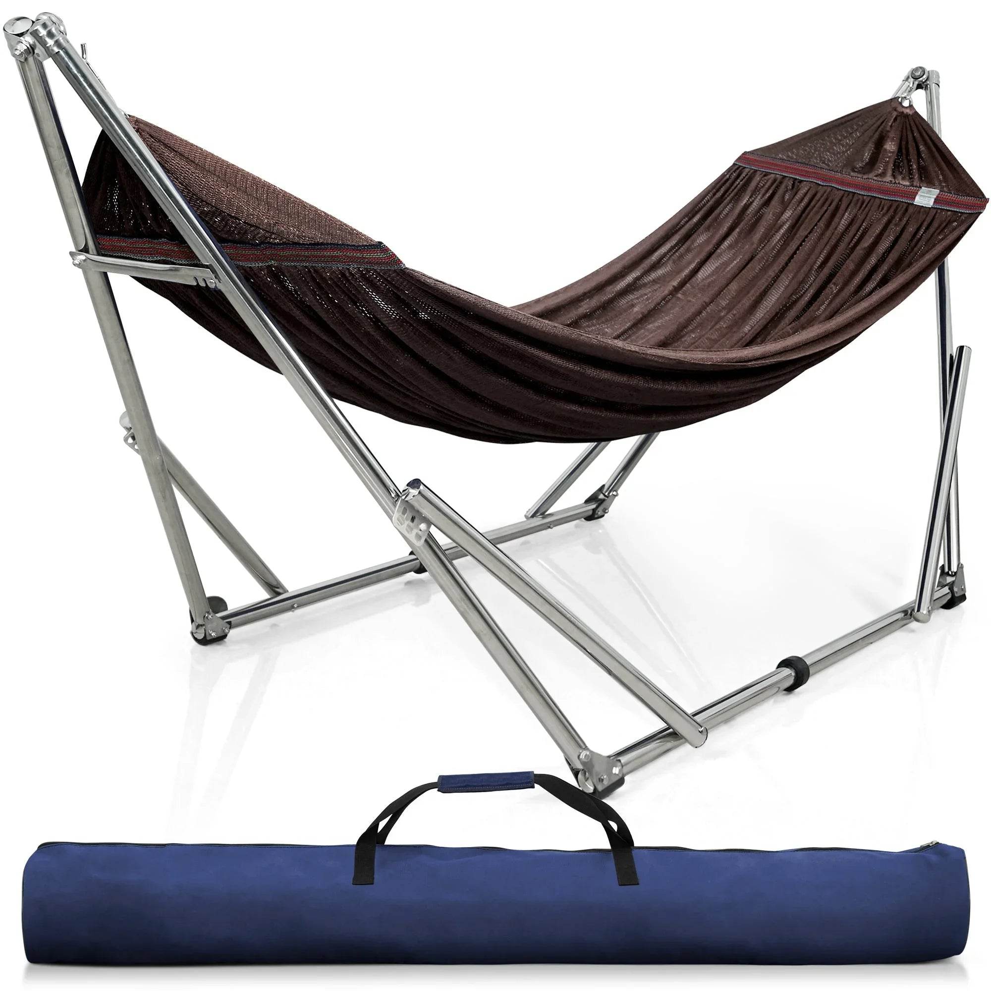 Tranquillo Original Stainless Steel Hammock Stand - www.Shopthatapp.com