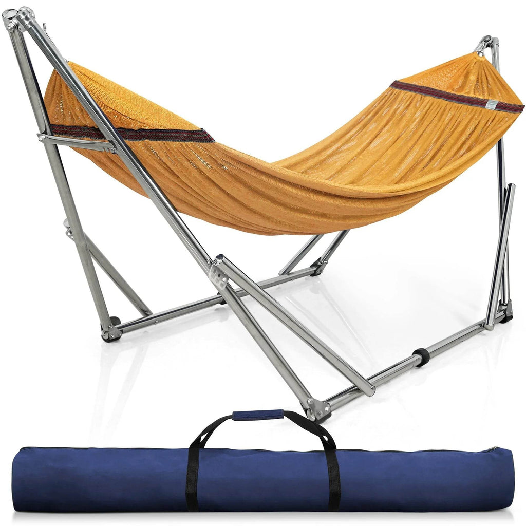 Tranquillo Original Stainless Steel Hammock Stand - www.Shopthatapp.com