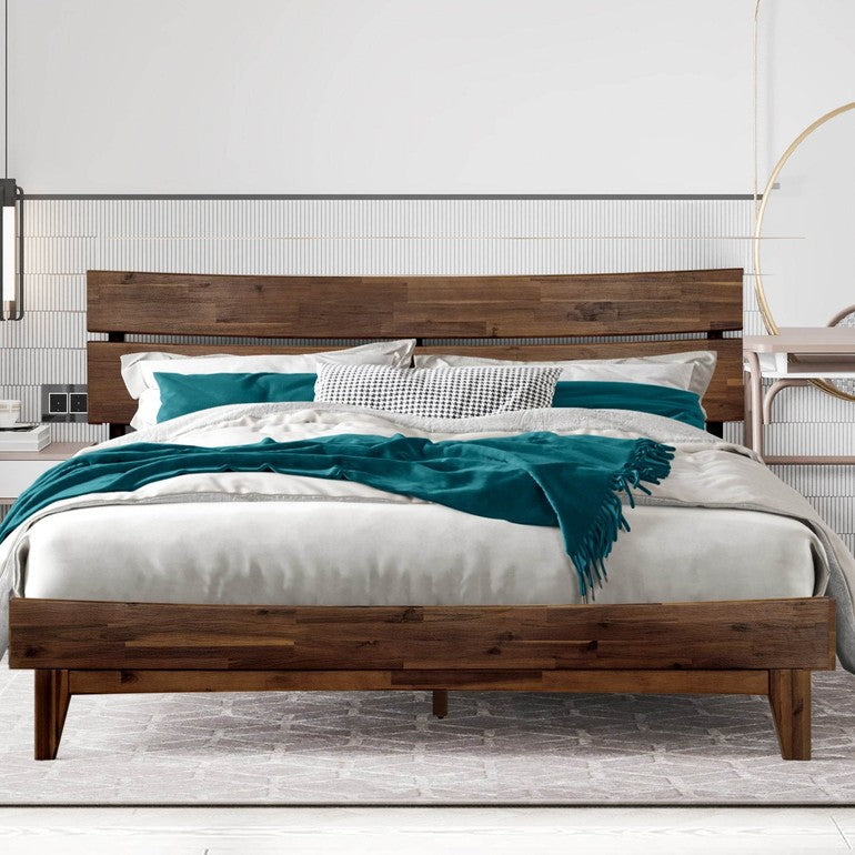 Aurora Solid Wood Bed Frame - www.Shopthatapp.com