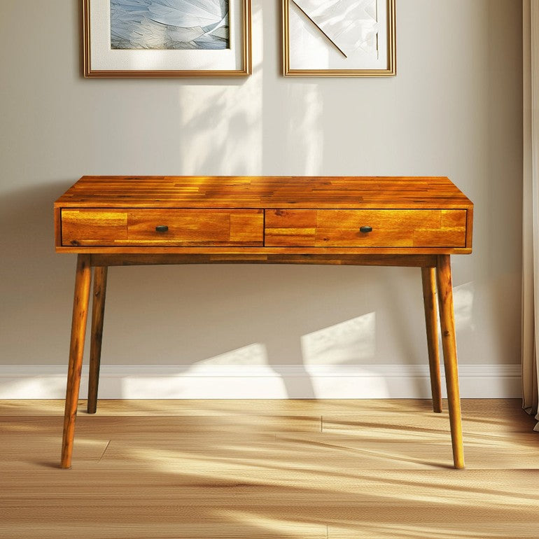 Lagom 48" Solid Wood Work Desk with Drawers - www.Shopthatapp.com